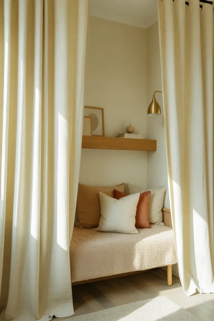 Curtained Reading Alcove