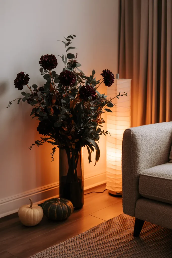 Dark Floral Corner