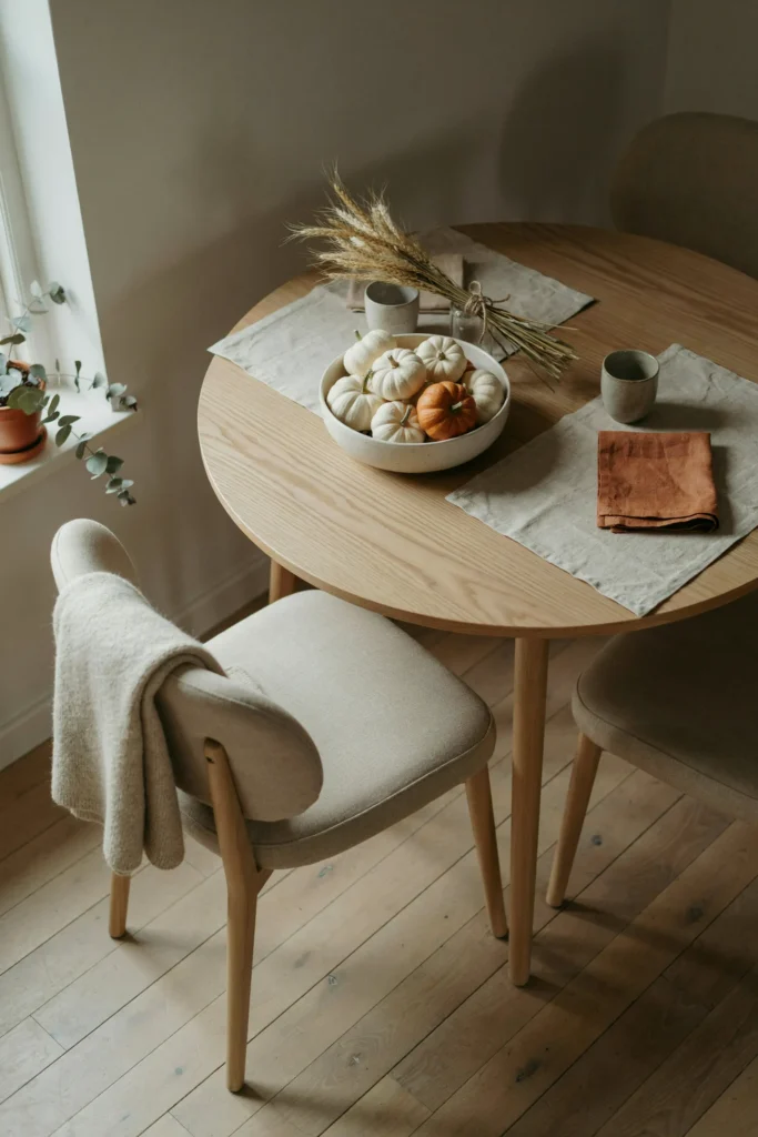 21 Fall Decorating Ideas for Small Homes That Wow Now 15 Dining Nook Centerpiece