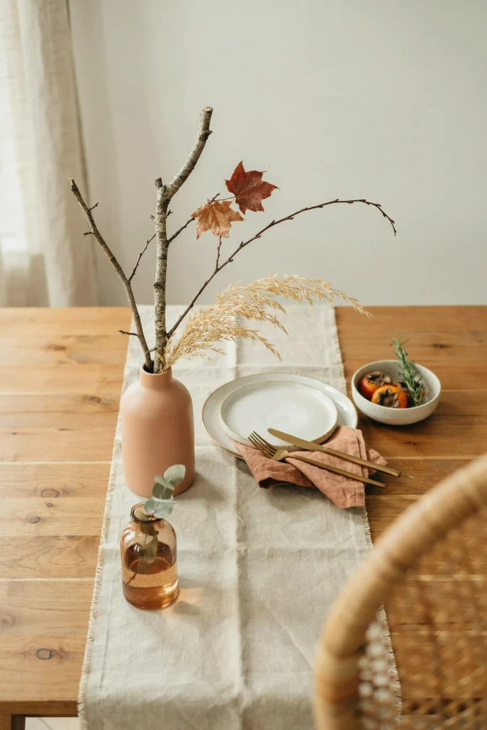 20 Budget-Friendly Fall Decorations for a Luxe Look 6 Dried Branch Centerpiece