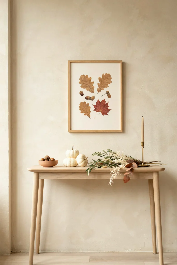 20 Budget-Friendly Fall Decorations for a Luxe Look 13 Framed Fall Print