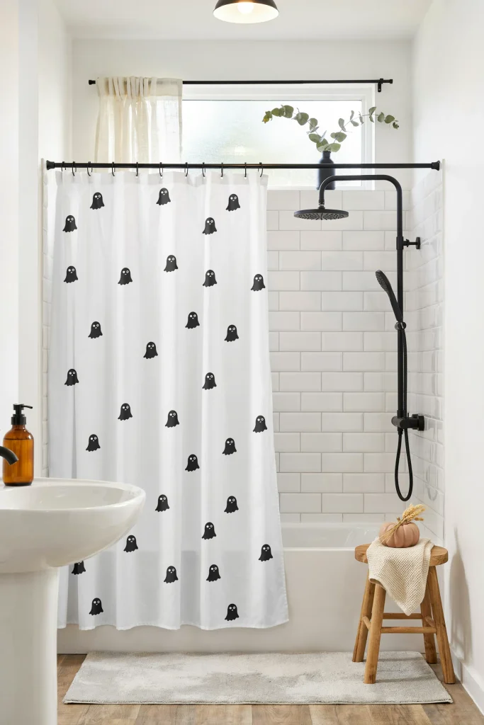 Ghost Shower Curtain