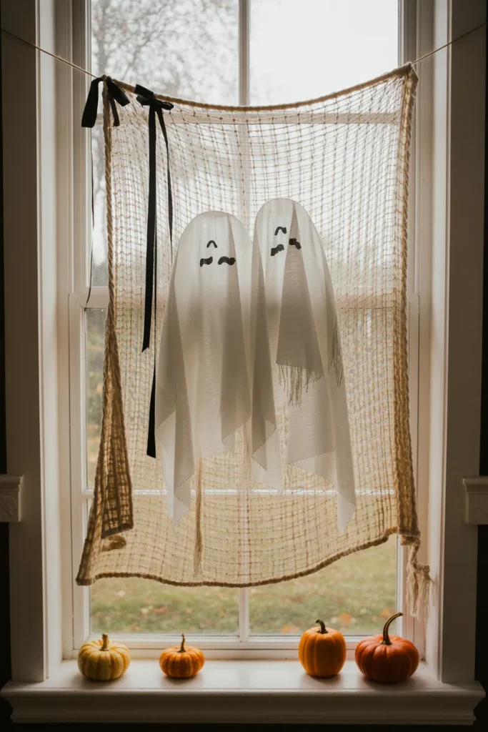 Ghostly Window Curtains