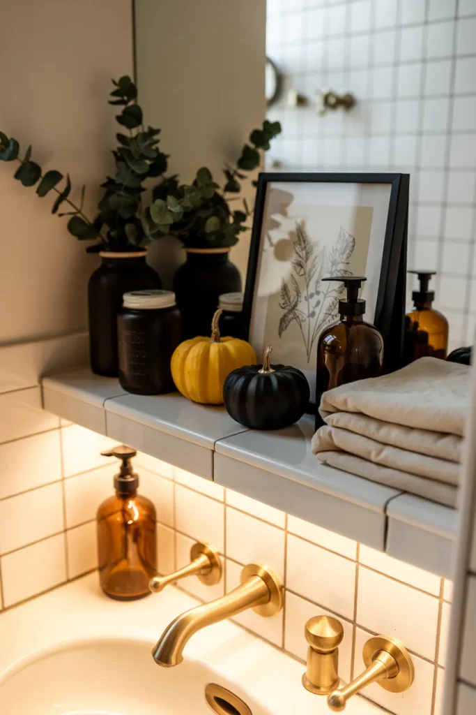 Gothic Bathroom Shelf