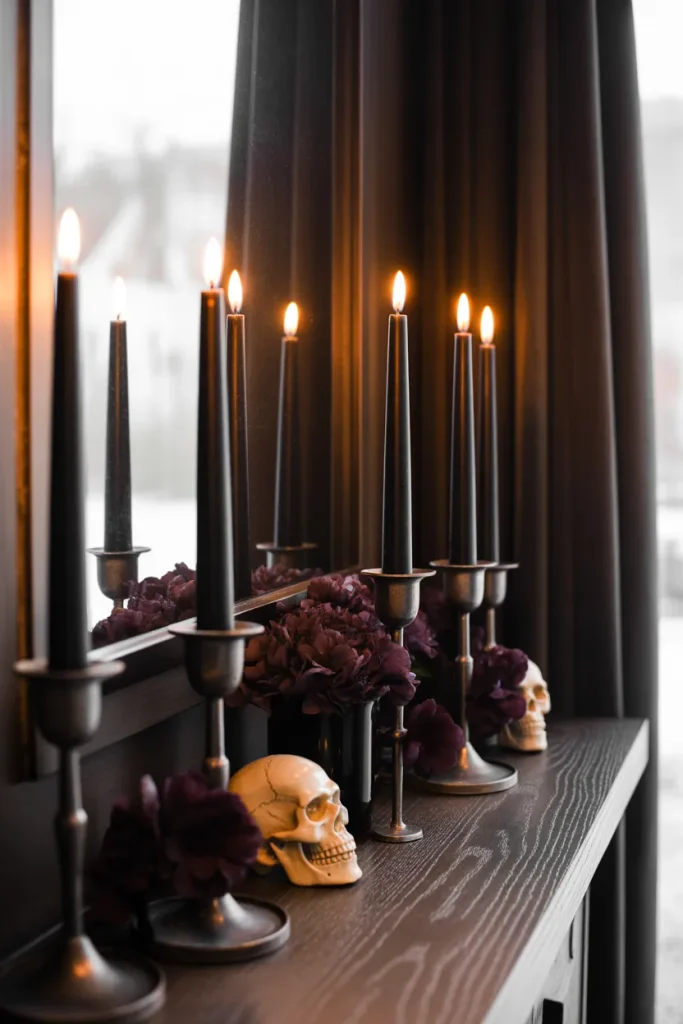 Gothic Candle Window