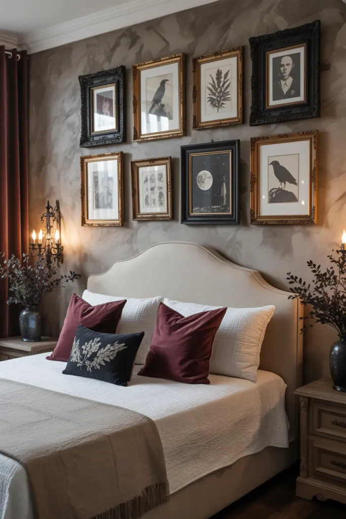 Gothic Gallery Wall