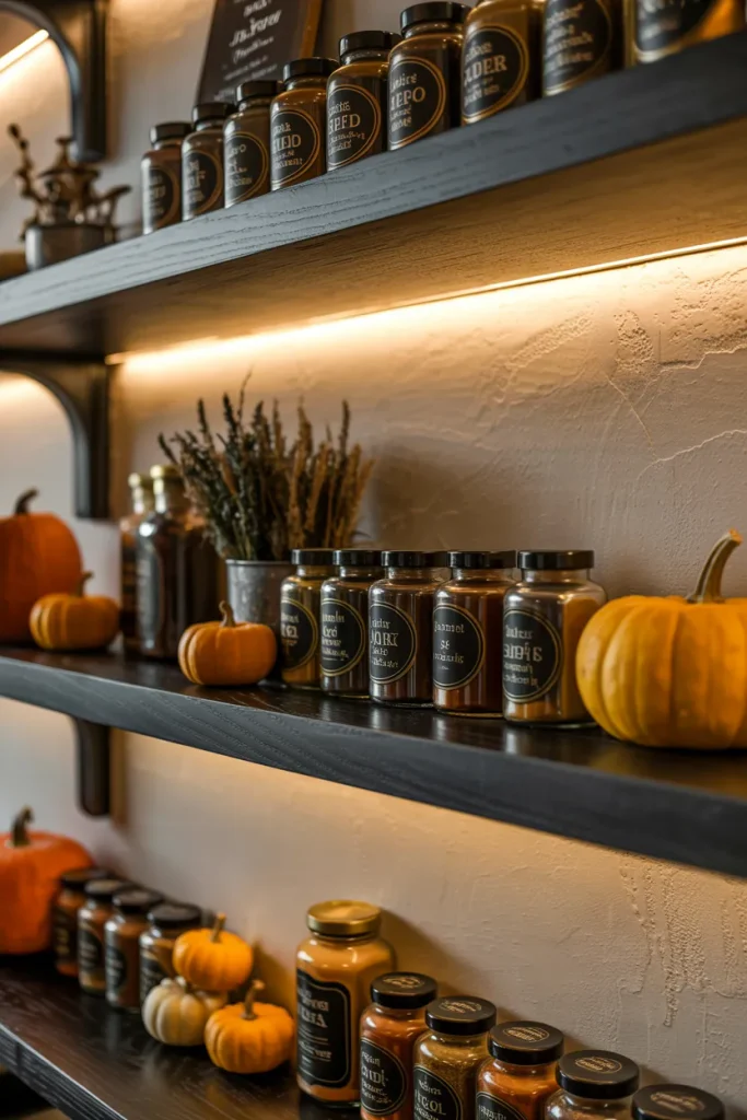 Halloween Spice Shelf