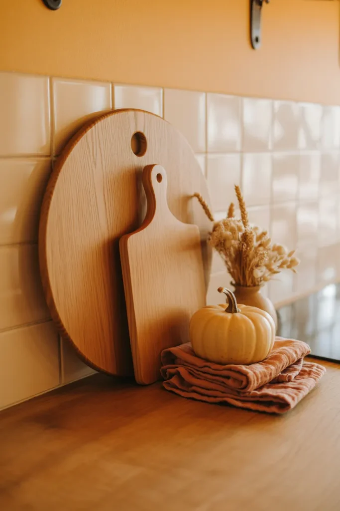 Harvest Cutting Board Display