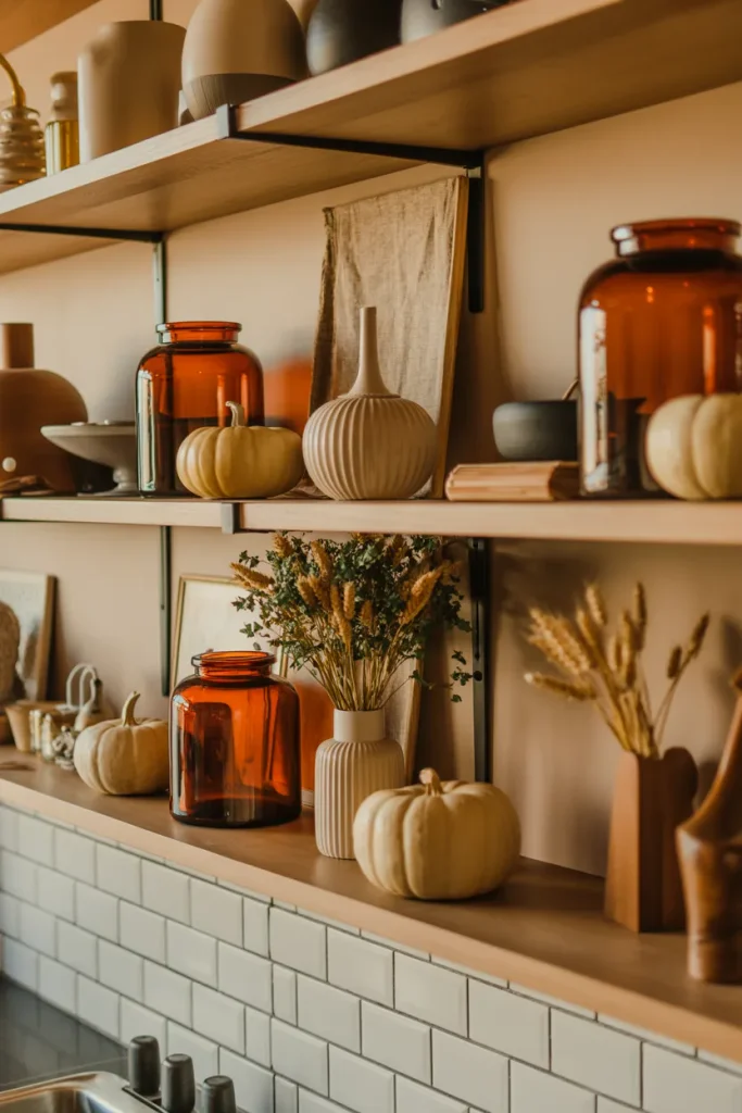 Harvest Shelf Styling