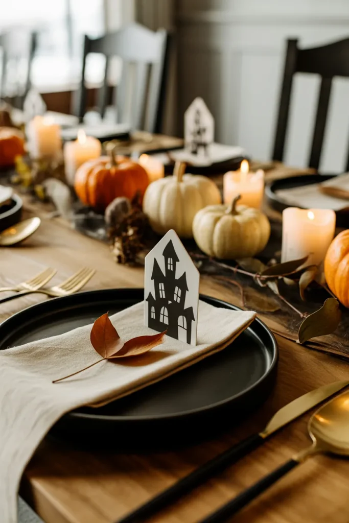 Haunted House Place Cards