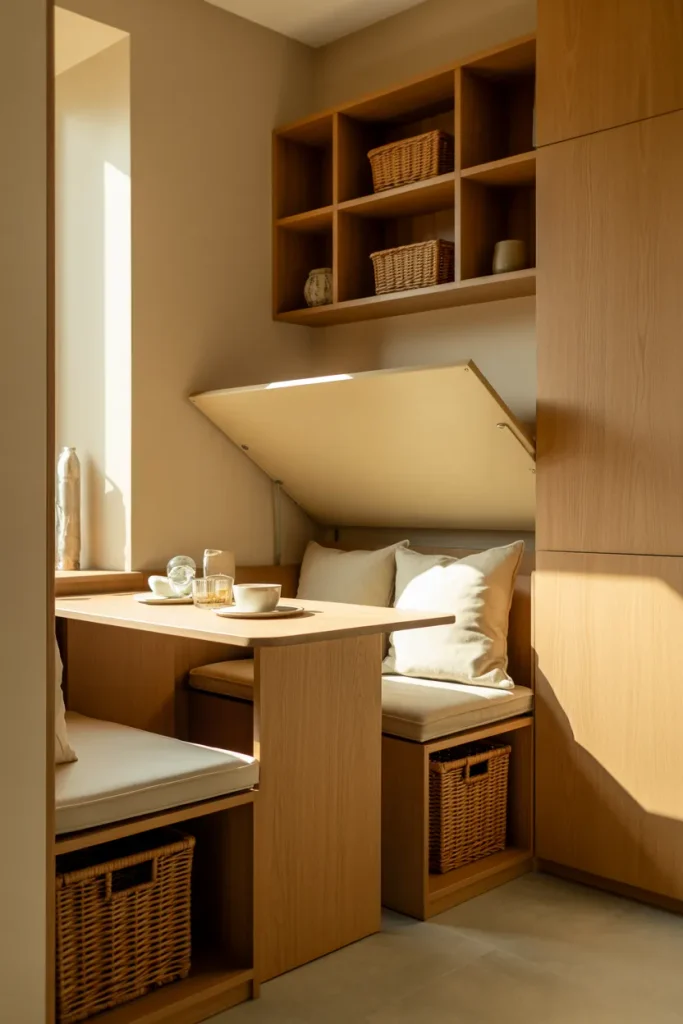 Hidden Bench Compartments