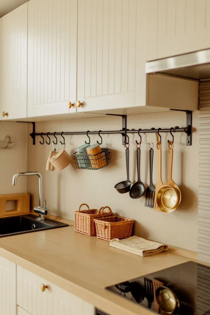 Kitchen Rail Organizer