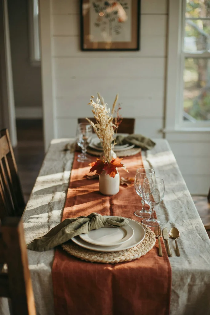 Layered Linen Table Setting