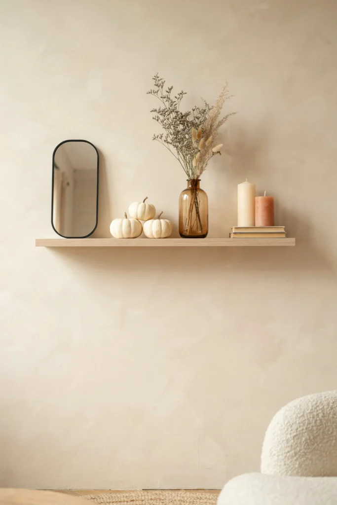 21 Fall Decorating Ideas for Small Homes That Wow Now 13 Layered Mantel Alternative