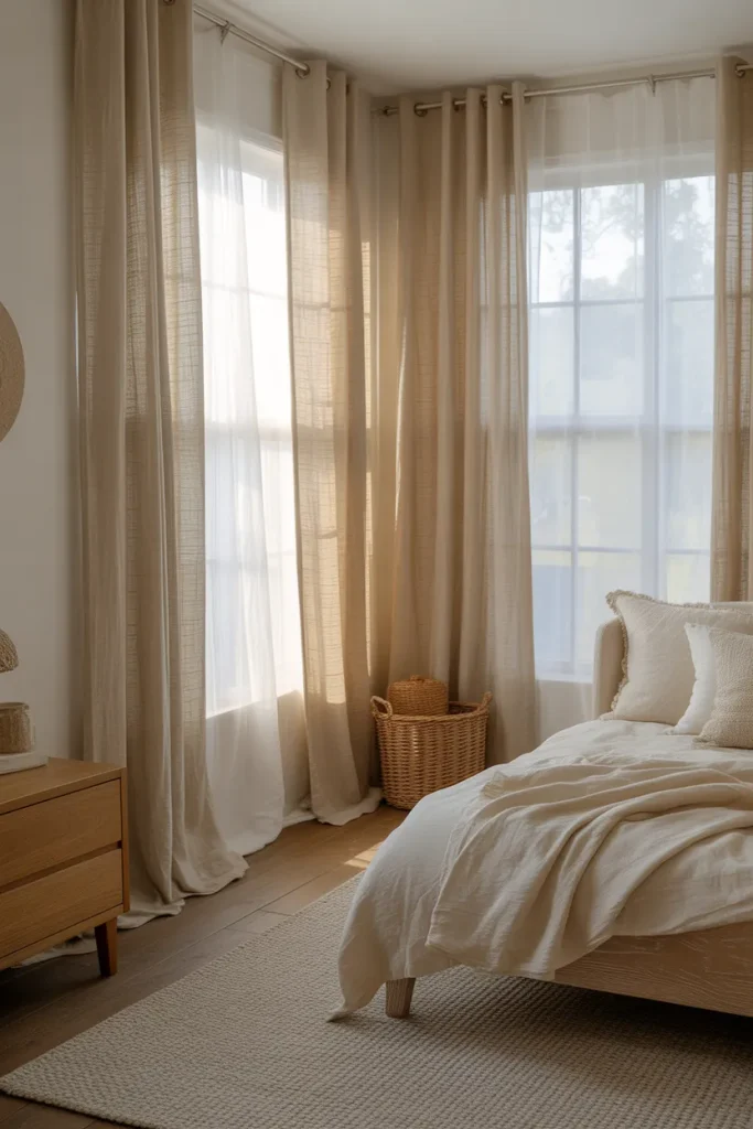 Linen Curtain Layers