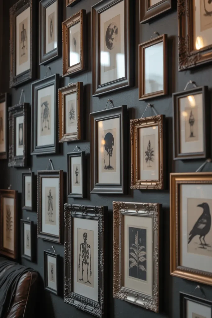 Macabre Gallery Wall