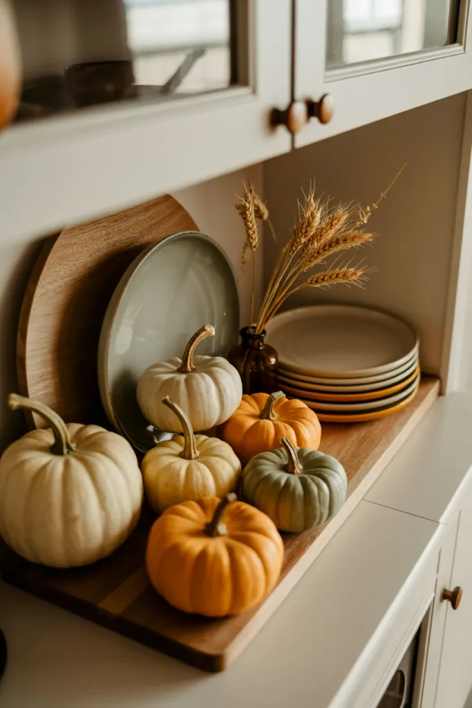 Mini Pumpkin Shelf