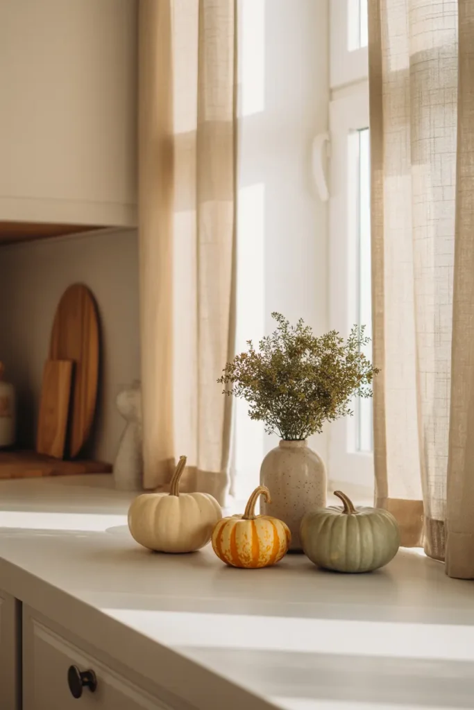 Mini Pumpkin Windowsill