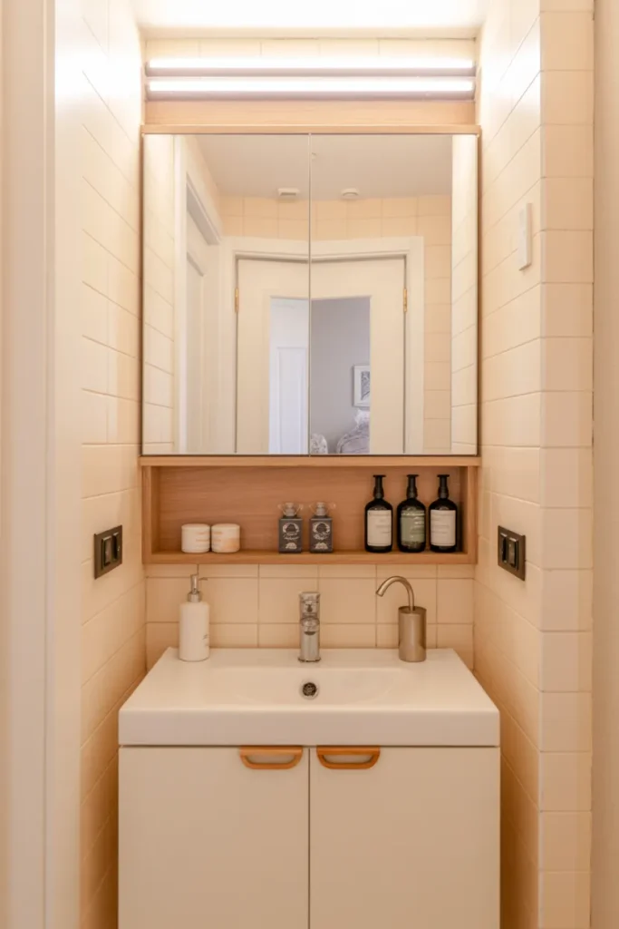 Mirror With Cabinet