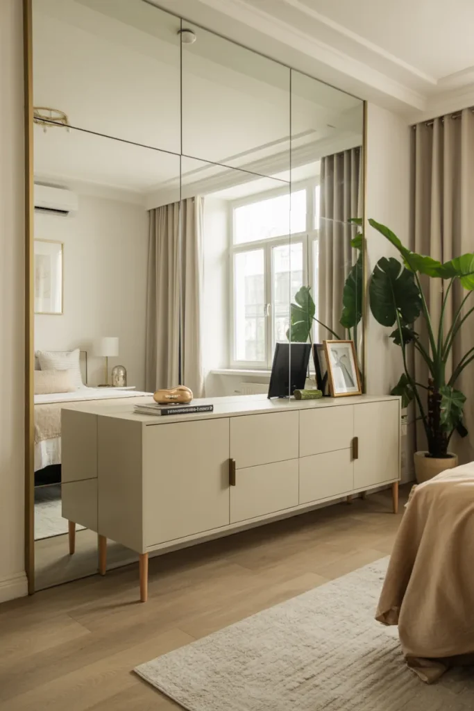 Mirrored Accent Wall