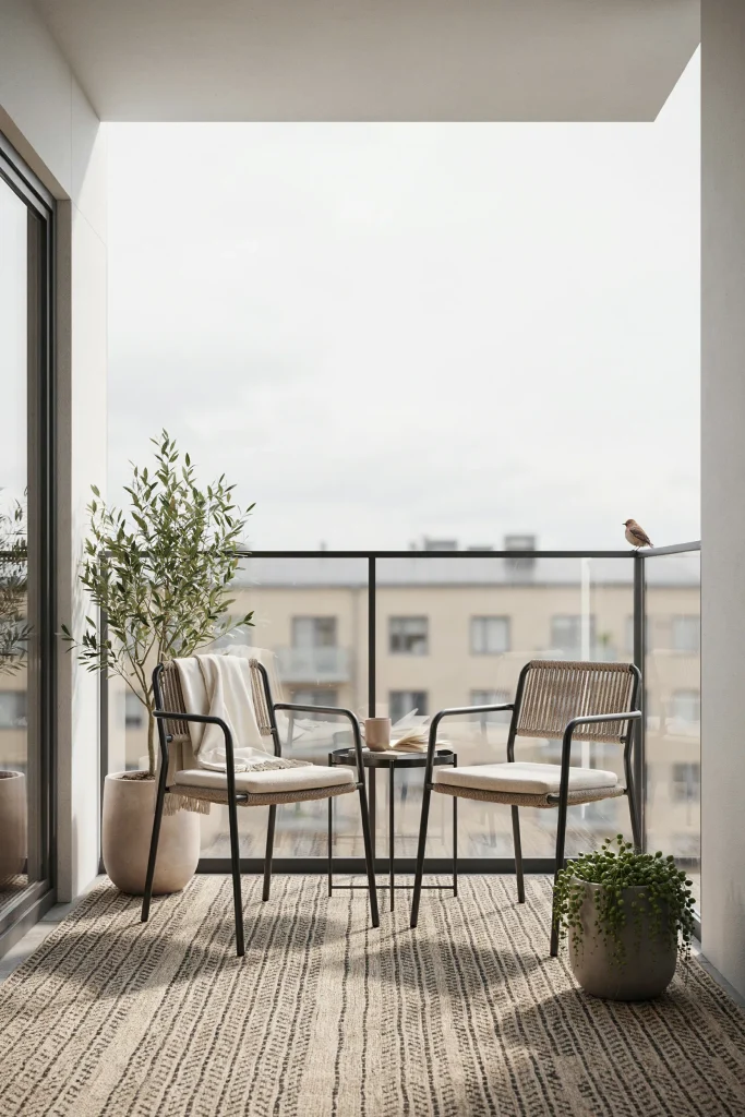 Monochrome Balcony Palette