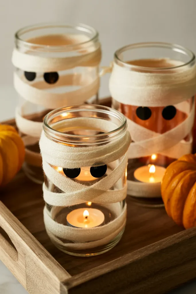 Mummy Candle Jars