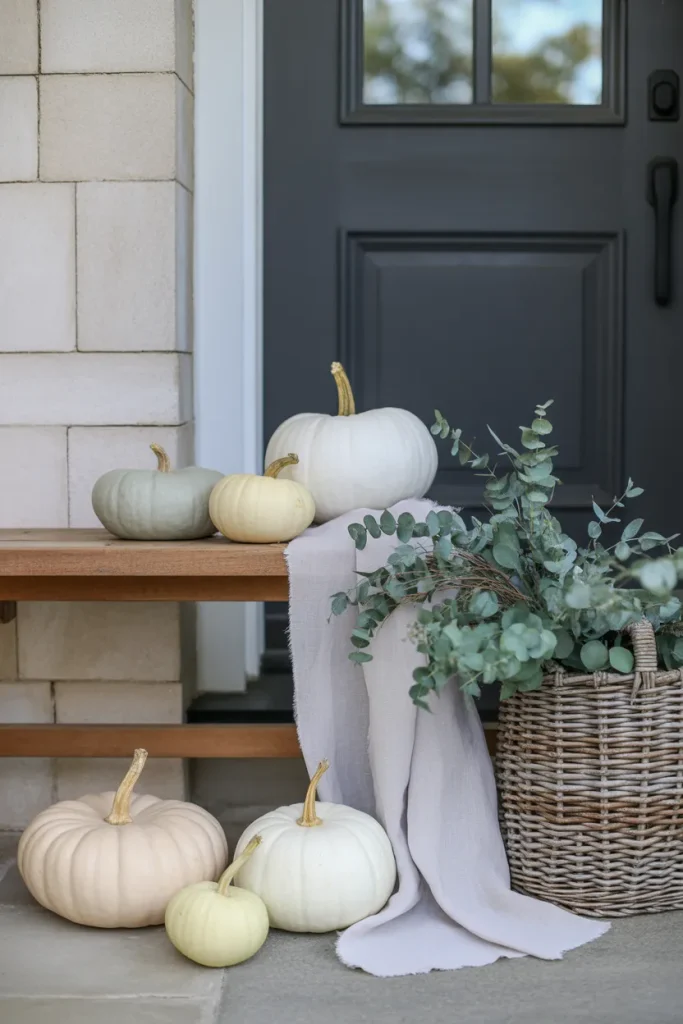 Neutral Pumpkin Arrangement