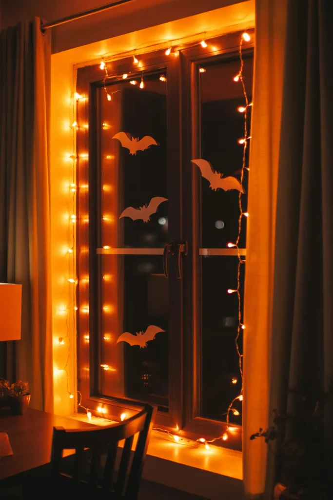 Orange Window Lights