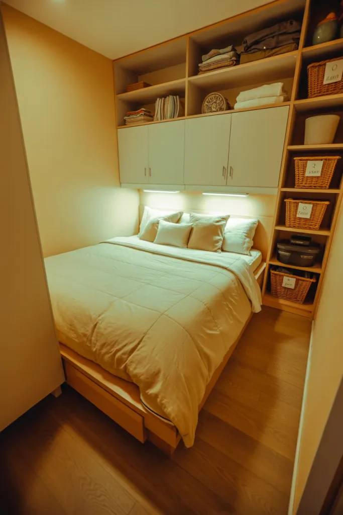 Overhead Bed Storage