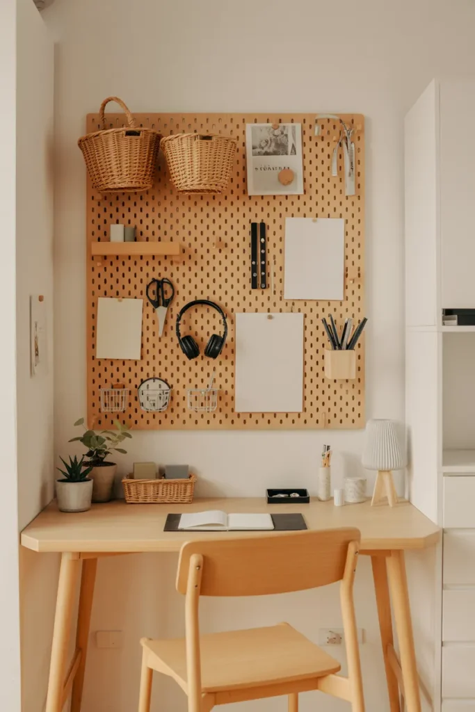 Pegboard Storage Wall