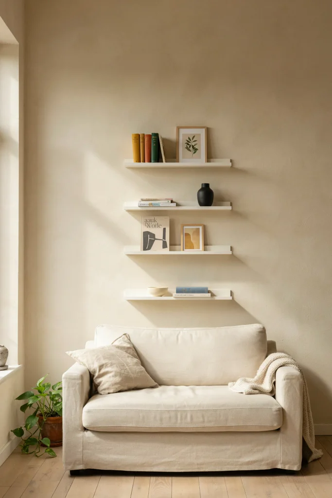 24 Bookshelf Ideas for Small Spaces That Wow 22 Picture Ledge Library