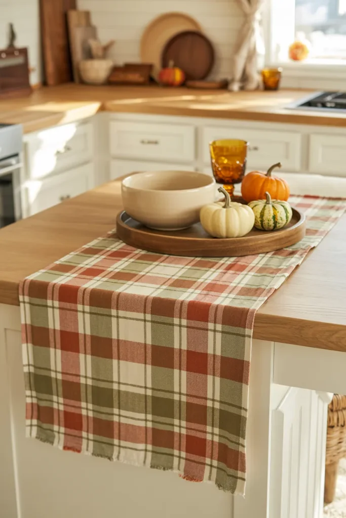 Plaid Runner Layer