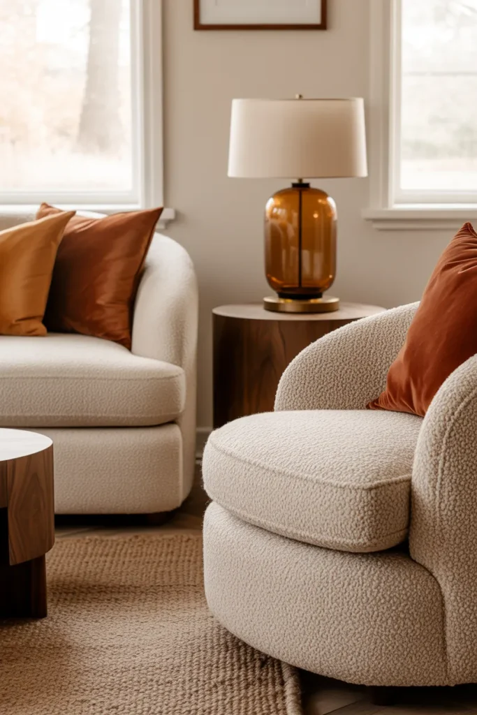 Plush Boucle Seating