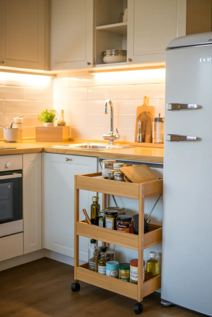 Pull-Out Kitchen Cart