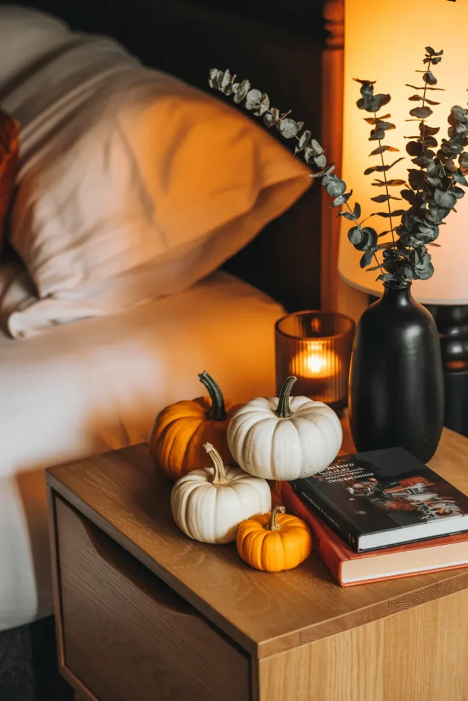 Pumpkin Bedside Styling