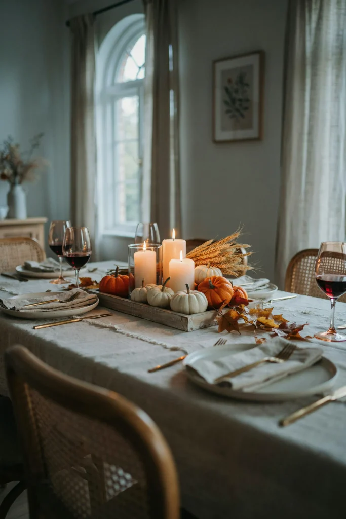 22 Halloween Pumpkin Decor Ideas for a Charming 2026 10 Pumpkin Candle Centerpiece