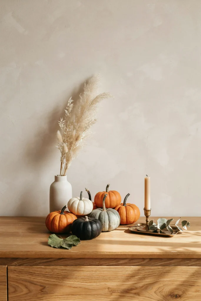 22 Halloween Pumpkin Decor Ideas for a Charming 2026 18 Pumpkin Color Blocking