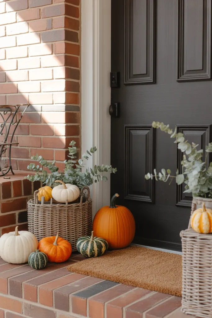 Pumpkin Door Display
