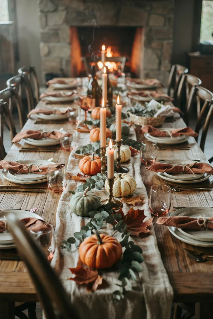 22 Halloween Pumpkin Decor Ideas for a Charming 2026 20 Pumpkin Table Runner