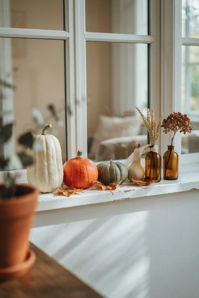 22 Halloween Pumpkin Decor Ideas for a Charming 2026 8 Pumpkin Window Display