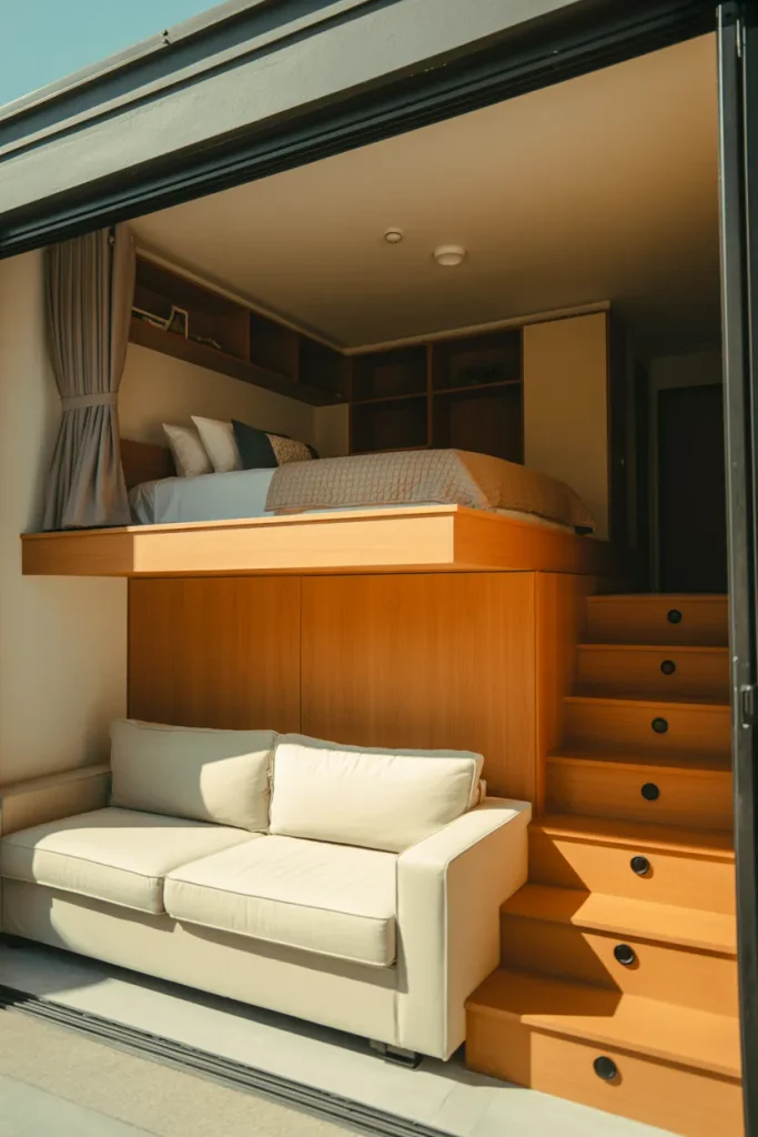 Raised Sleeping Platform