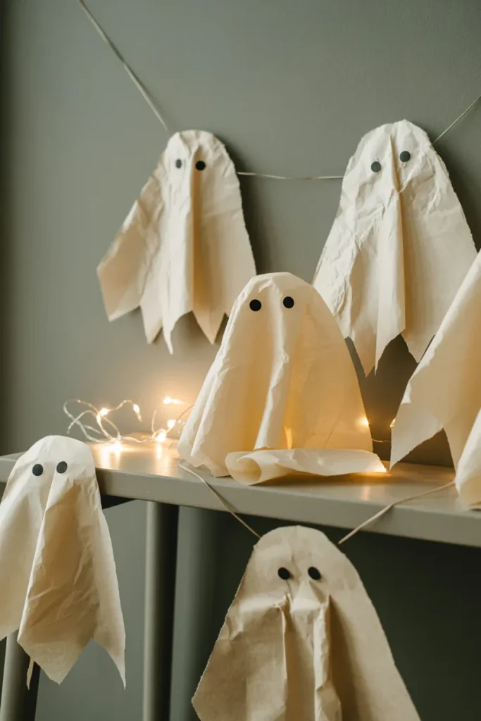 Ripped Paper Ghosts