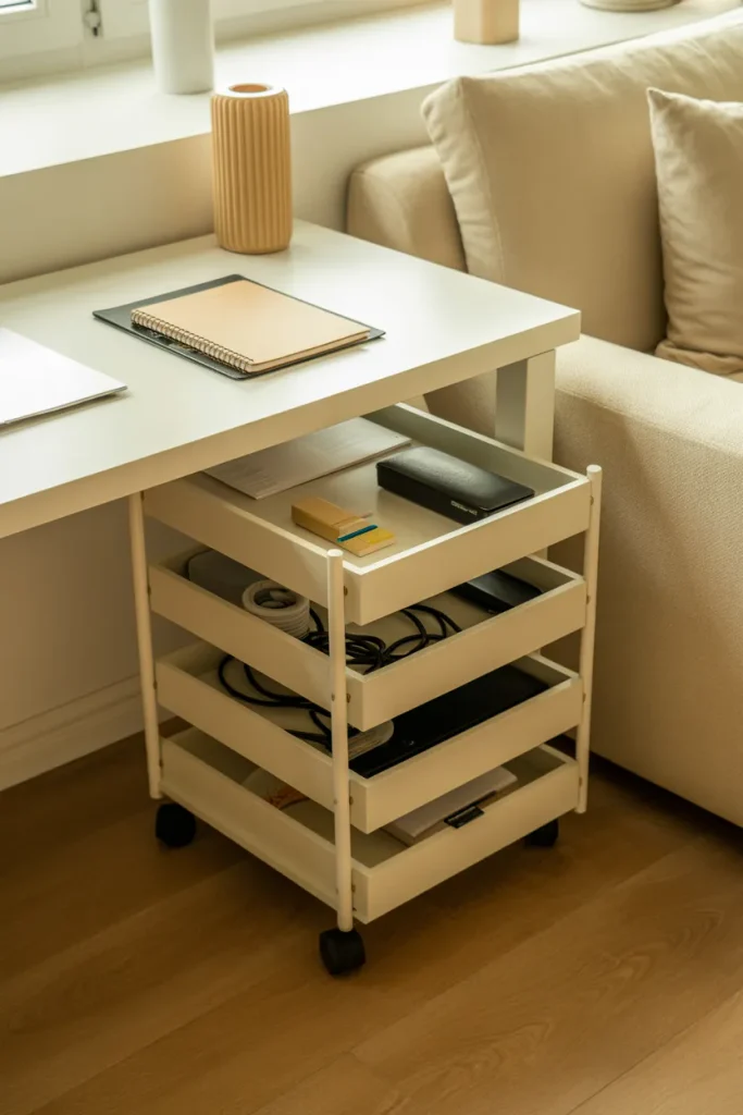 Rolling Under-Desk Drawers