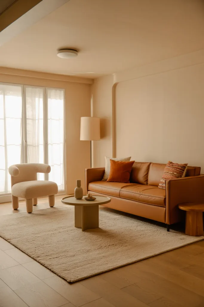 Rug-Zoned Living Area
