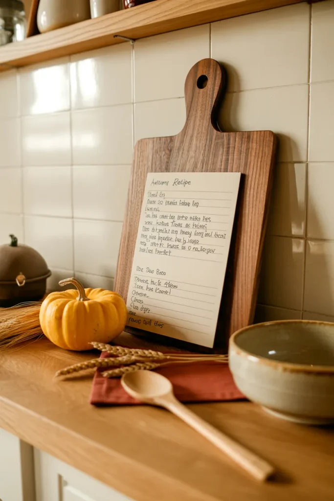 Rustic Recipe Board