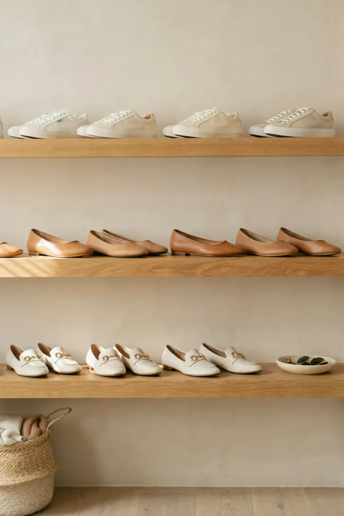 Shoe Shelf Angles