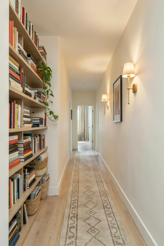 24 Bookshelf Ideas for Small Spaces That Wow 16 Slim Hallway Bookcase