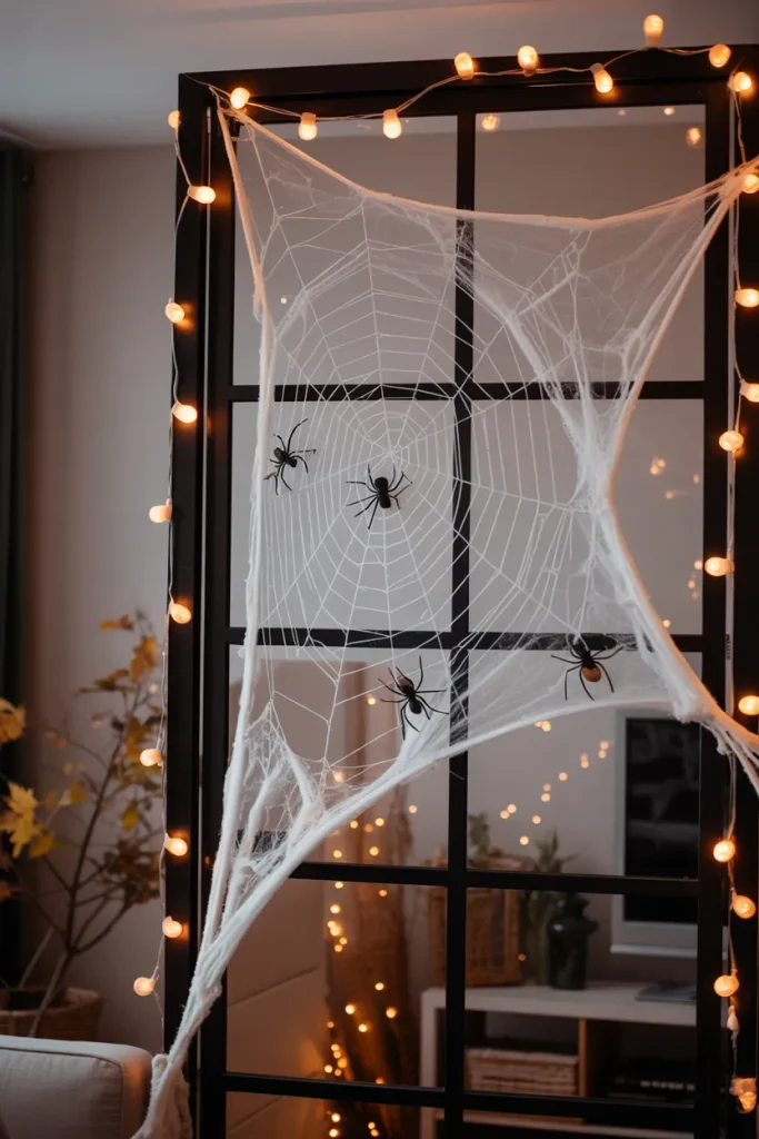 Spiderweb Window Display