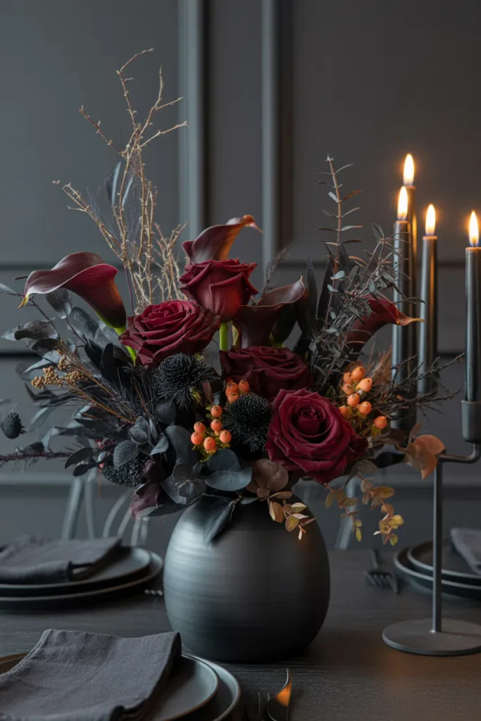 Spooky Floral Arrangement