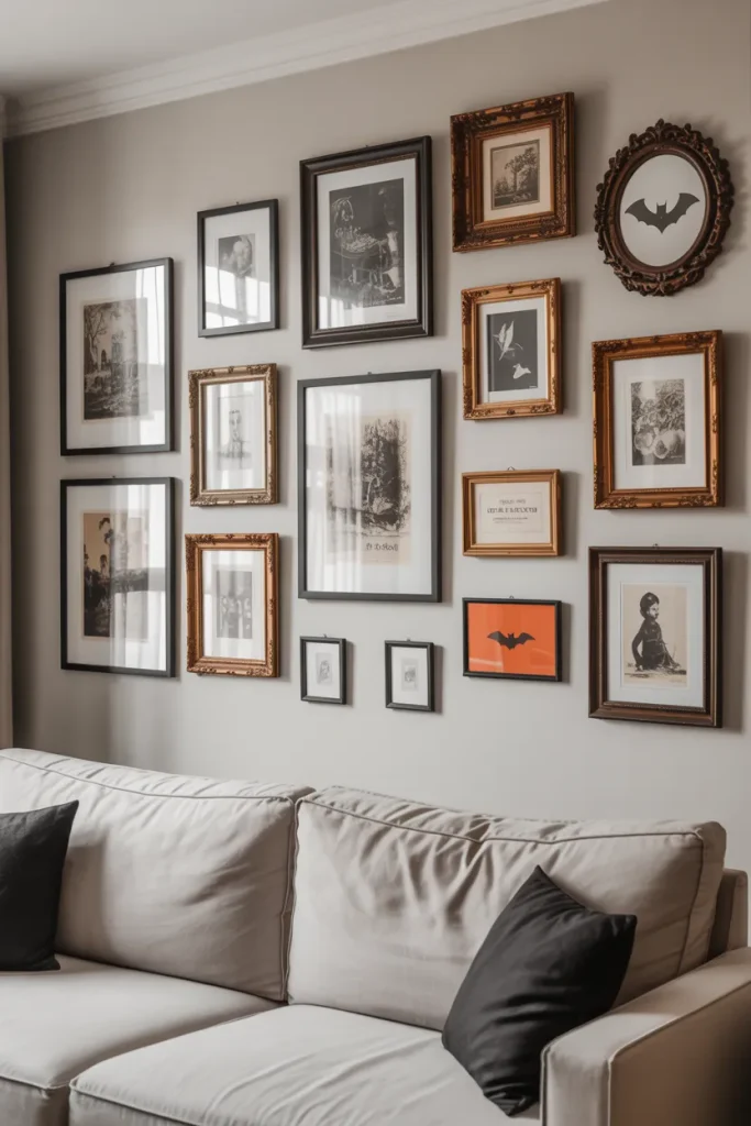 Spooky Gallery Wall